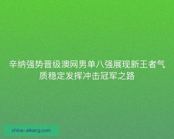 辛纳强势晋级澳网男单八强展现新王者气质稳定发挥冲击冠军之路